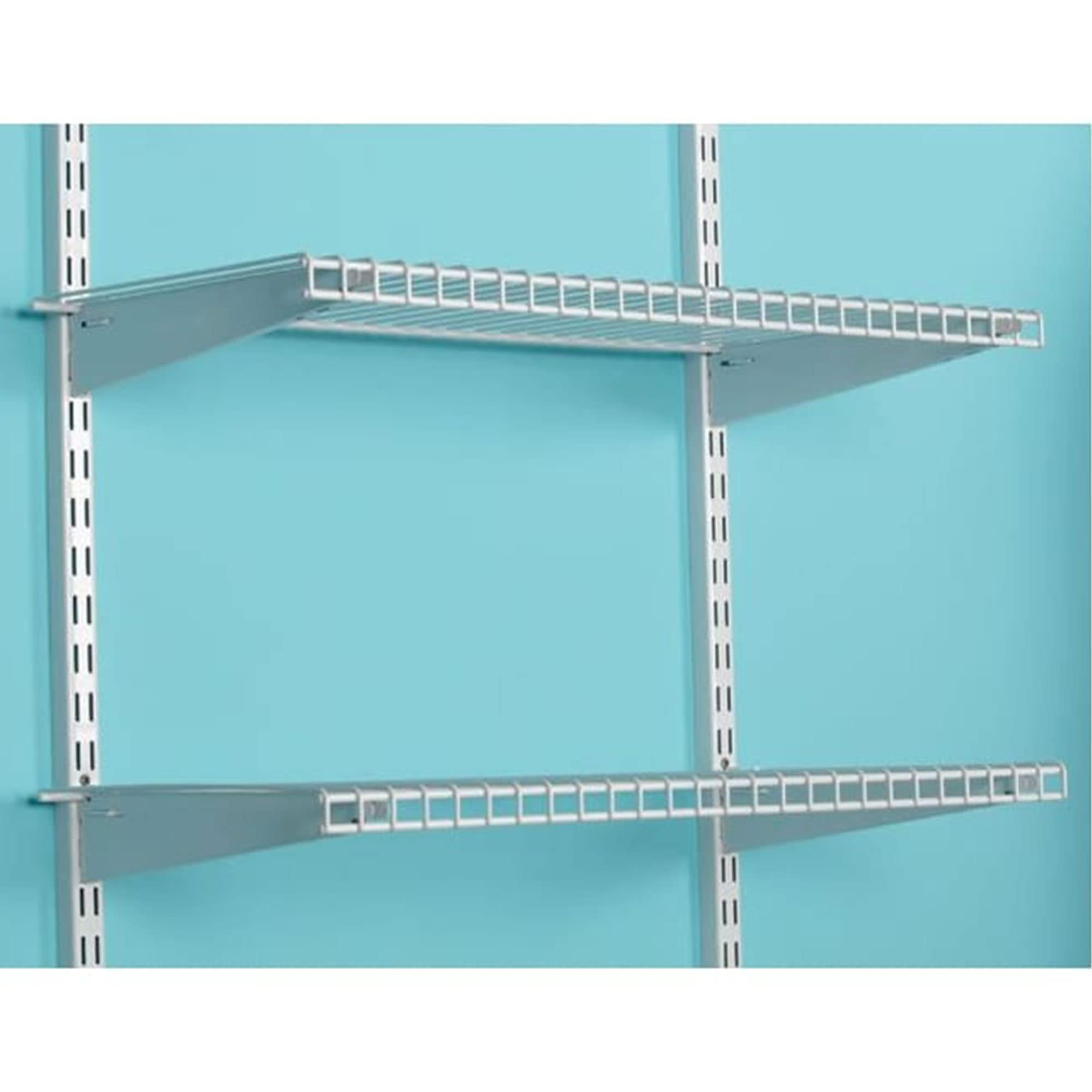 Rubbermaid Configurations 26" Shelving Kit, Set of 2 Shelves (Uprights not included), White, Expandable, Organization for Home/Laundry/Bathroom/Mudroom/Pantry/Linen Closet/Garage - Image 4