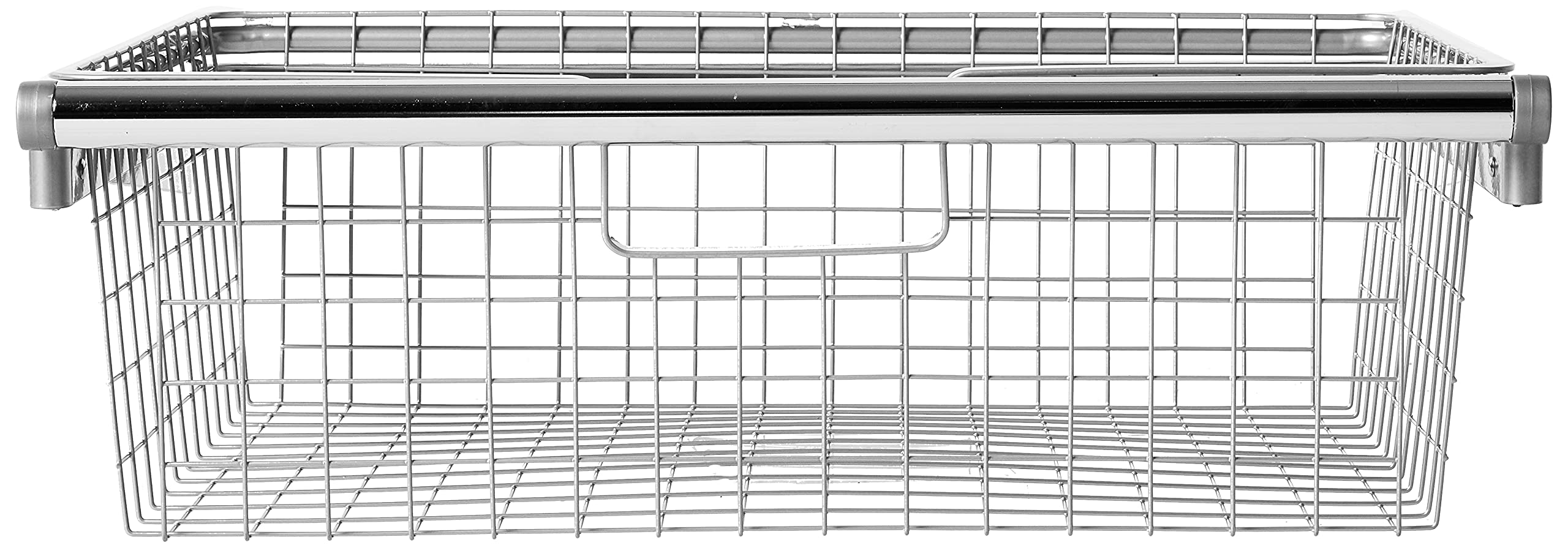 Rubbermaid Configurations Sliding Basket for Closet Drawer Organization, Titanium, Sturdy Slide Out Basket for Home/Laundry/Bathroom/Mudroom/Pantry/Linen Closet - Image 3