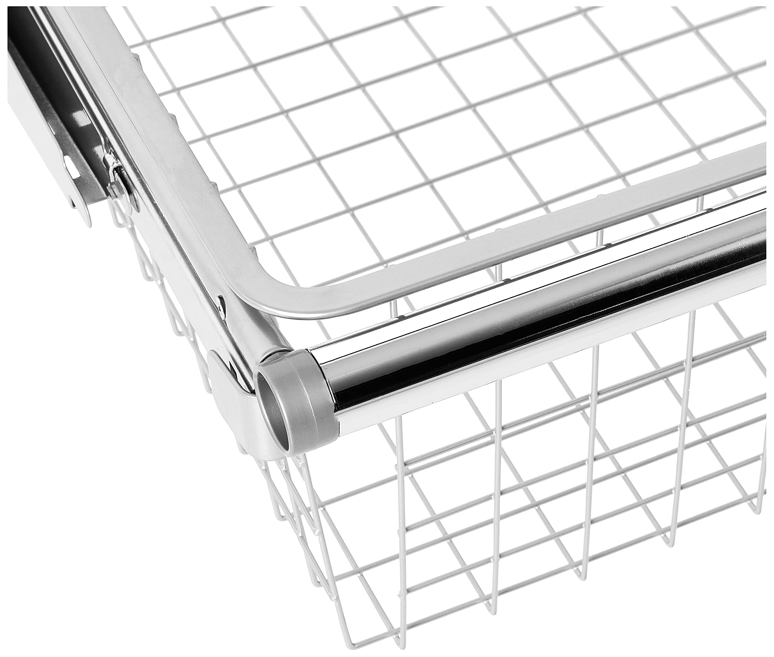 Rubbermaid Configurations Sliding Basket for Closet Drawer Organization, Titanium, Sturdy Slide Out Basket for Home/Laundry/Bathroom/Mudroom/Pantry/Linen Closet - Image 5