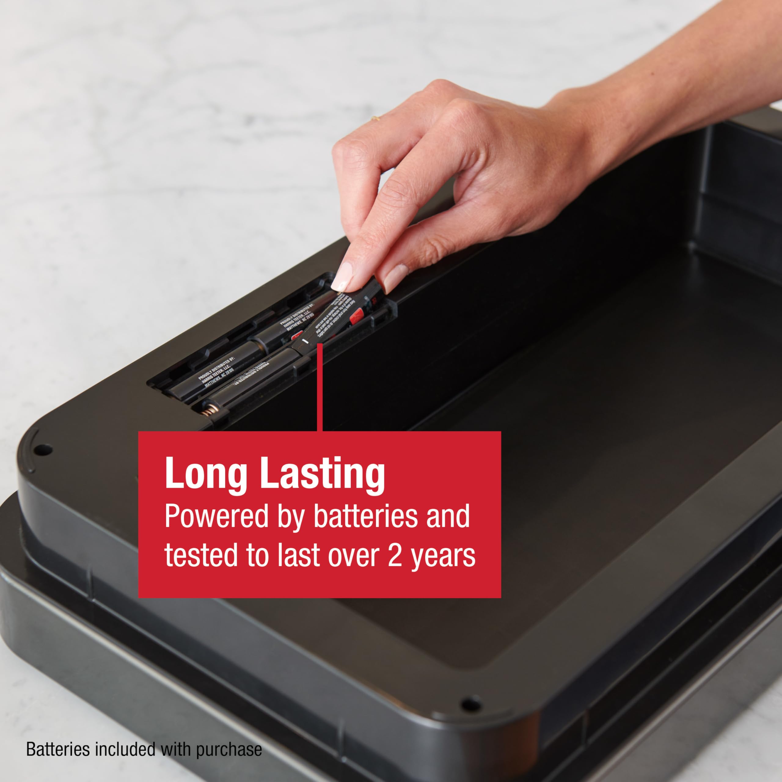 Rubbermaid Elite Stainless Steel Sensor Trash Can for Home and Kitchen Batteries Included 12.4 Gallon Charcoal for Home/Kitchen/Hotel/Lobby/Office - Image 4