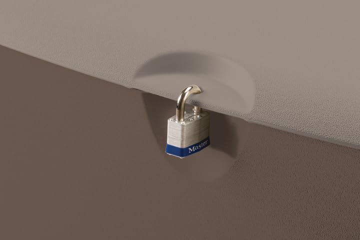 Rubbermaid Extra Large Resin Outdoor Storage Deck Box with Seat (120 Gal), Weather Resistant, Brown, Deck Organization for Home/Backyard/Pool Chemicals/Toys/Garden Tools/Porch/Patio Cushions - Image 3