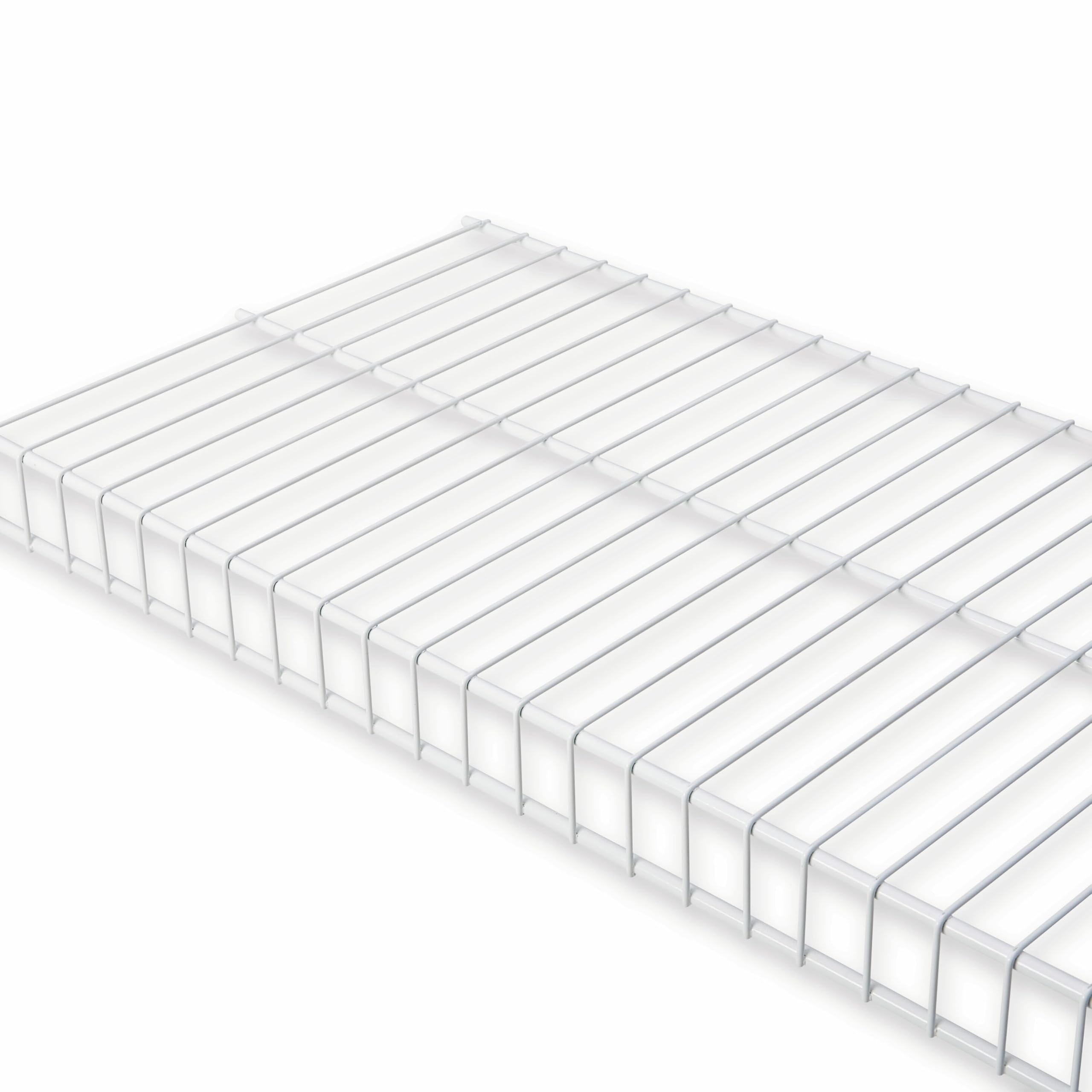 Rubbermaid Full Closet Organization Shelf System, Direct Wall Mount, Adjustable from 3-5 Ft., Mounting Hardware Kit Included, White, Wire Shelving Organizer System for Home/Laundry/Mudroom/Pantry - Image 6